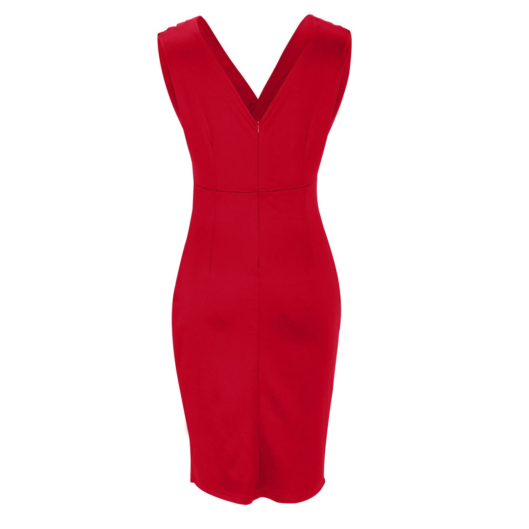 AMY | KLEID MIT V-AUSSCHNITT